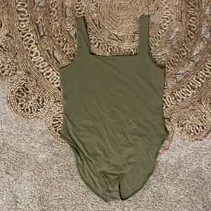 Olive Green Bodysuit